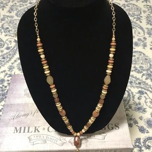Brand New MultiStone/Beaded Necklace with Earrings